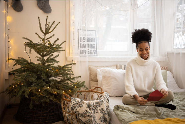 Fake Christmas Tree with Style and Warmth